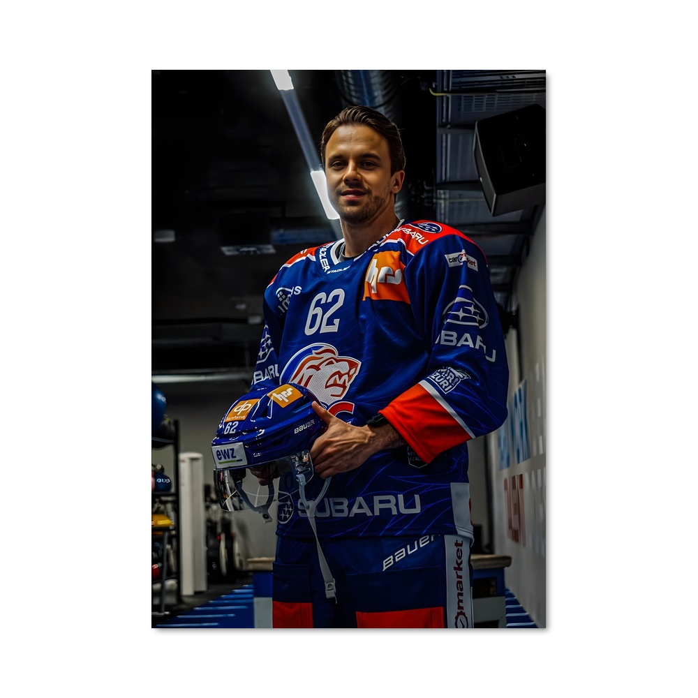 Poster Esprit des Lions – affiche Hockey sur glace